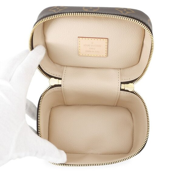 LOUIS VUITTON Nice nano Monogram Beige - Picture 9 of 9